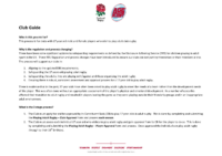Click for the club guide to playing out of age grade