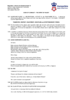 RAG13 – Code of Conduct