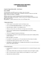 Referee Club Protocol 2025-26