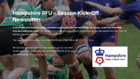 Hampshire RFU Season Kick Off Newsletter 2025