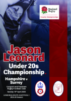 U20s Hants v Surrey Programme 2026 FINAL (1)