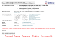 Youth Competitions Rules & Regs Summary Table V1.7